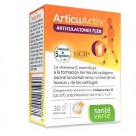 Sv Articuactiv Articulaciones Forte Complemento alimenticio para las articulaciones 30 Comprimidos - Santé Verte