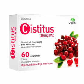 Cistitus Complemento alimenticio con arándano rojo que ayuda a prevenir la cistitis 60 Comprimidos - Cistitus