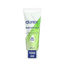 Durex Naturals H2O Lubricante Base Agua, 100% natural - Durex